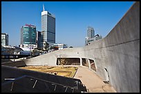 Metonymic landscape designed by Zaha Hadid, Dongdaemun Design Plaza. Seoul, South Korea ( color)