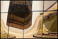 Window reflections, Dongdaemun Design Plaza. Seoul, South Korea (color)