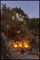 Shamanist ceremony, Inwangsan. Seoul, South Korea (color)