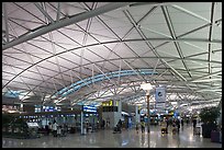 Incheon international airport main concourse. South Korea ( color)