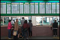 Bus terminal counter. Daegu, South Korea ( color)