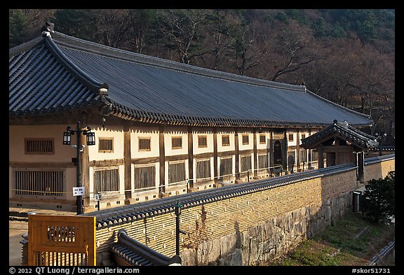 Janggyeong Panjeon, depository for the Tripitaka, Haeinsa Temple. South Korea (color)