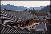 Rooftops, Haeinsa Temple. South Korea ( color)