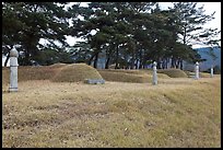 Cemetery. Hahoe Folk Village, South Korea ( color)