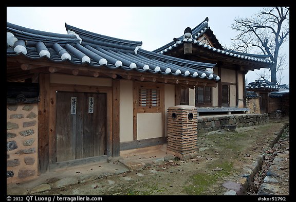 Yangodang residence. Hahoe Folk Village, South Korea (color)