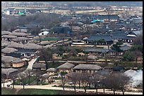 Village seen from above. Hahoe Folk Village, South Korea ( color)