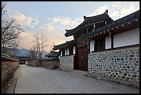 Bukchom residence. Hahoe Folk Village, South Korea (color)