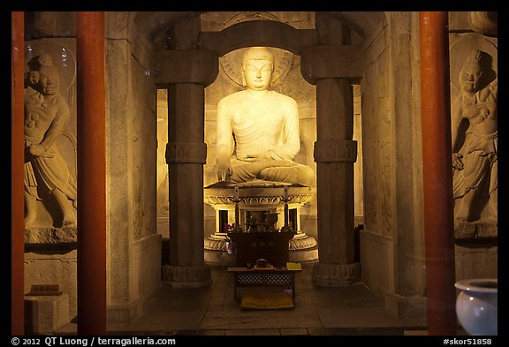 Seokguram Grotto. Gyeongju, South Korea (color)