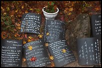 Multilingual well-wishing tablets, Seokguram. Gyeongju, South Korea ( color)