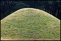 Burial mound, Mt Namsan. Gyeongju, South Korea ( color)