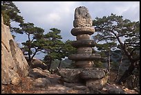 Headless buddha statue on elaborate pedestal, Yongjangsa Valley, Mt Namsan. Gyeongju, South Korea