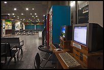 Computers with Korean keyboard in bus terminal. Gyeongju, South Korea ( color)