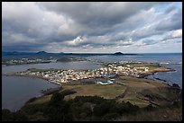 Seongsang Ilchulbong  seen from crater. Jeju Island, South Korea ( color)