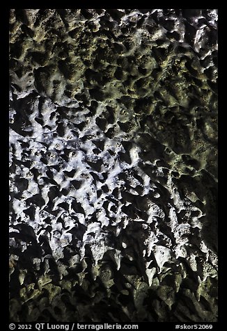 Lava stalactites, Geomunoreum. Jeju Island, South Korea (color)