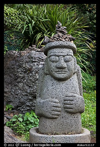 Dol Harubang statue, Seogwipo. Jeju Island, South Korea