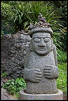 Dol Harubang statue, Seogwipo. Jeju Island, South Korea (color)