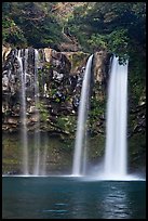 Cheongjiyeon Pokpo falls, Seogwipo. Jeju Island, South Korea ( color)