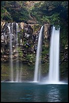 Cheongjiyeon Pokpo falls, Seogwipo. Jeju Island, South Korea ( color)