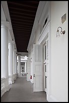 Gallery outside supreme court. George Town, Penang, Malaysia (color)