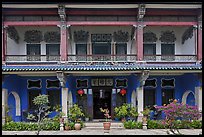 Facade, Cheong Fatt Tze Mansion. George Town, Penang, Malaysia ( color)
