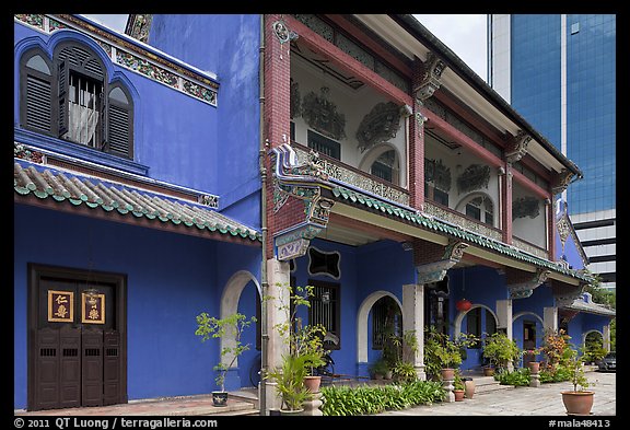 Cheong Fatt Tze Blue Mansion. George Town, Penang, Malaysia