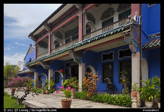 Chinese Courtyard House (Cheong Fatt Tze Mansion). George Town, Penang, Malaysia (color)