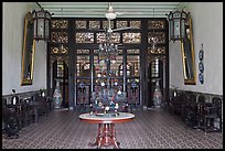 Entrance hall, Cheong Fatt Tze Mansion. George Town, Penang, Malaysia (color)