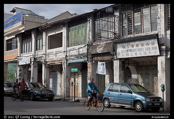 Old Chinatown storehouses. George Town, Penang, Malaysia