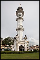 Minaret, Masjid Kapitan Keling. George Town, Penang, Malaysia (color)