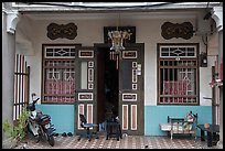 Townhouse entrance. George Town, Penang, Malaysia