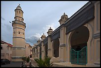 Acheen Street Mosque with Egyptian-style minaret. George Town, Penang, Malaysia ( color)