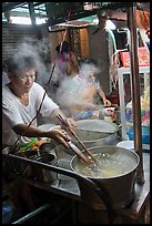 Hawker street foodstall. George Town, Penang, Malaysia ( color)