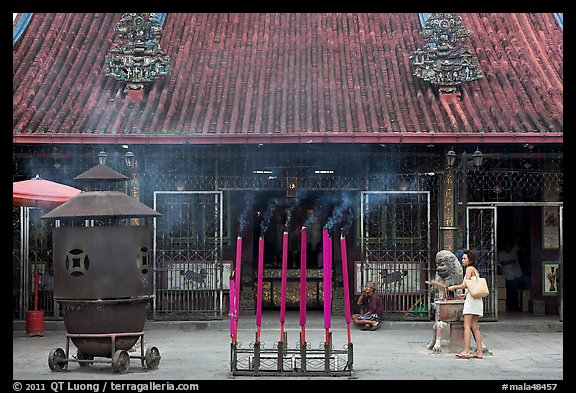 Kuan Yin Teng temple. George Town, Penang, Malaysia (color)