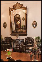 Mirror, Pinang Peranakan Mansion. George Town, Penang, Malaysia