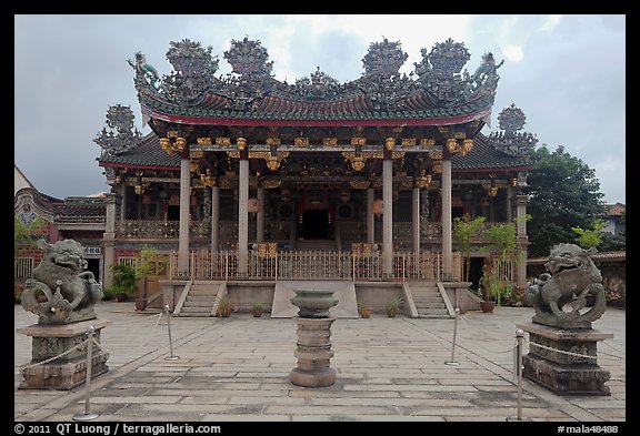 Khoo Kongsi facade. George Town, Penang, Malaysia