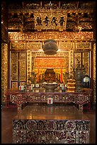 Altar, Dragon Mountain Hall (Khoo Kongsi). George Town, Penang, Malaysia