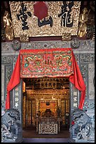 Entrance, Dragon Mountain Hall (Khoo clanhouse). George Town, Penang, Malaysia ( color)