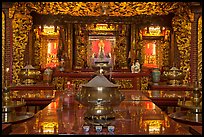 Poh Hock Seah altar, Hock Tik Cheng Sin Temple. George Town, Penang, Malaysia (color)