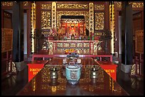 Tong Kheng Seah altar, Hock Tik Cheng Sin Temple. George Town, Penang, Malaysia (color)