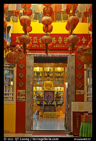 Penang Gelugpa Buddhist Association temple. George Town, Penang, Malaysia (color)