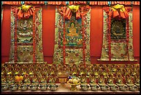 Tibetan thangka art. George Town, Penang, Malaysia ( color)