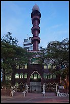 Mosque at dawn, Little India. Kuala Lumpur, Malaysia (color)