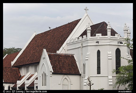 St Mary Cathedral. Kuala Lumpur, Malaysia (color)