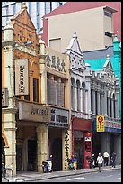 Shophouses, Chinatown. Kuala Lumpur, Malaysia ( color)