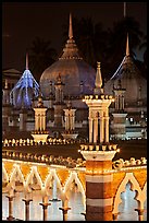 Mogul-inspired architectural details, Masjid Jamek. Kuala Lumpur, Malaysia ( color)