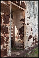 St Paul church walls and gate. Malacca City, Malaysia ( color)