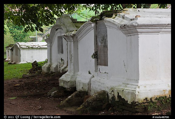 History Dutch cemetery, Bukit St Paul. Malacca City, Malaysia