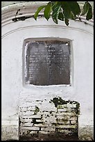 Dutch tomb, Bukit St Paul. Malacca City, Malaysia (color)