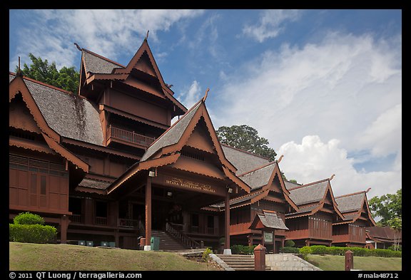 Istana Kesultanan Melaka. Malacca City, Malaysia (color)