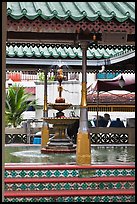 Ablution fountain, Masjid Kampung Hulu. Malacca City, Malaysia ( color)